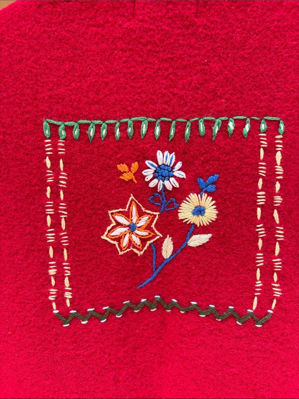 COLDWATER CREEK | VTG 90s Grannycore Floral Patchwork Embroidered Vest Size M - Picture 10 of 11